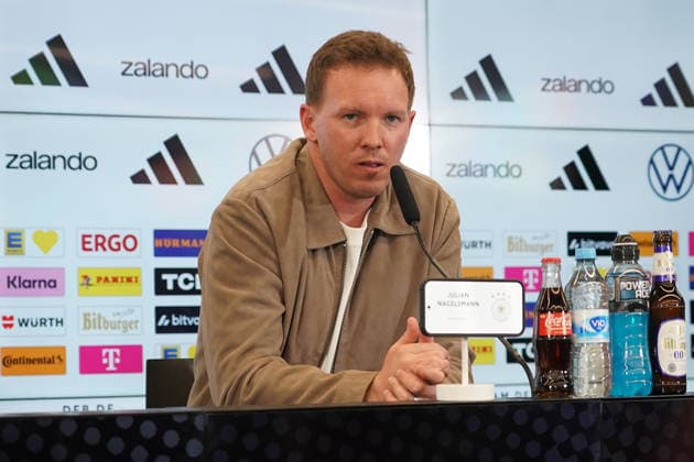Bundestrainer Julian Nagelsmann (Deutschland Germany) bei der Nominierungspressekonferenz im DFB Campus - Frankfurt 19.03.2026: Nominierungs-Pressekonferenz Deutsche Nationalmannschaft, DFB Campus