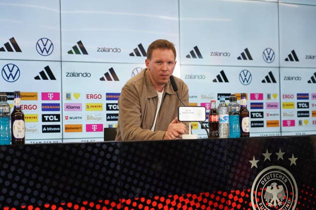 Bundestrainer Julian Nagelsmann (Deutschland Germany) bei der Nominierungspressekonferenz im DFB Campus - Frankfurt 19.03.2026: Nominierungs-Pressekonferenz Deutsche Nationalmannschaft, DFB Campus