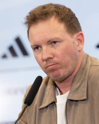Kaderbekanntgabe Männer-Nationalmannschaft Bundestrainer Julian Nagelsmann spricht während der Pressekonferenz. Pressekonferenz zur Bekanntgabe des Kaders der Männer-Nationalmannschaft für die Länderspiele gegen die Schweiz und Ghana. 19. März 2026 auf dem DFB-Campus in Frankfurt am Main., Frankfurt am Main Hessen Deutschland DFB-Campus