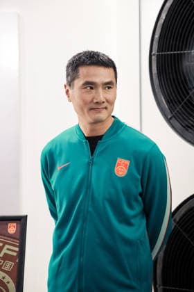 SHANGHAI, CHINA - MARCH 19: China men s national football team head coach Shao Jiayi attends the launch event of the new home and away kits for the China National Football Team as the 2026 FIFA World Cup, WM, Weltmeisterschaft, Fussball approaches on March 19, 2026 in Shanghai, China.  Copyright: xVCGx 111629304685