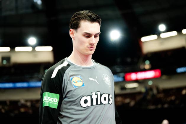 Dortmund 19.03.2026, Handball, Herren, Länderspiel, Deutschland Ägypten Miro Schluroff (Deutschland, 5) beim Aufwärmen Dortmund Westfalenhalle NRW Germany
