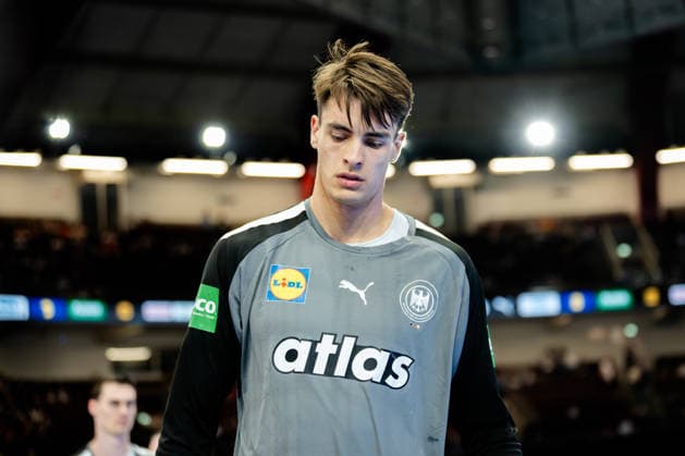 Dortmund 19.03.2026, Handball, Herren, Länderspiel, Deutschland Ägypten Julian Köster (Deutschland, 18) bei Aufwärmen Dortmund Westfalenhalle NRW Germany