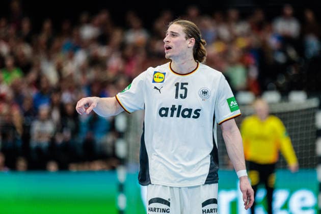 Juri Knorr (Deutschland, 15) GER, Deutschland (GER) vs. Aegypten (EGY), Handball, Laenderspiel, Spielzeit 2025 2026, 19.03.2026 GER, Deutschland (GER) vs. Aegypten (EGY), Handball, Laenderspiel, Spielzeit 2025 2026, 19.03.2026 Dortmund Copyright: xEibner-Pressefoto JanxRollingerx EP_JSK