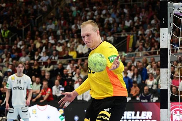 19.03.2026 xkhx Dortmund Westfalenhalle Länderspiel der Deutschen Handball - Nationalmannschaft zwischen Deutschland und Ägypten Torwart David Späth (Germany 01)