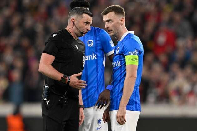 Freiburg v KRC Genk - UEFA Europa League FREIBURG, GERMANY - MARCH 19 : Heynen Bryan midfielder of KRC Genk during the UEFA Europa League 2025 26 round of 16 match second leg between Freiburg and KRC Genk on March 19, 2026 in Freiburg, Germany, 19 03 2026 Freiburg Germany  Copyright: xDhax