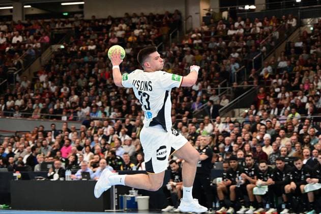 19.03.2026 xkhx Dortmund Westfalenhalle Länderspiel der Deutschen Handball - Nationalmannschaft zwischen Deutschland und Ägypten Reanrs Uscins (23, GER)