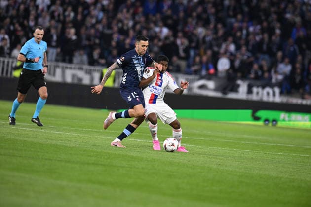 Football : Olympique Lyonnais v RC Celta Vigo - UEFA Europa League 19 03 2026 ENDRICK of Lyon during the second leg of the UEFA Europa League 2025 26 quarter-final between Olympique Lyonnais and RC Celta de Vigo, Spain, at the Groupama Stadium in DÃ cines-Charpieu, Lyon, on March 19, 2026 LYONFrance  Copyright: xMouradxAllilix