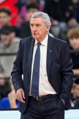 Basketball, Euroleague, 20260319, FC Bayern München - Dubai Basketball. Im Bild Head Coach des Bayern Svetislav PESIC. München SAP Garden Bayern Deutschland Copyright: Passion2Press.dex xMarkusxFischex