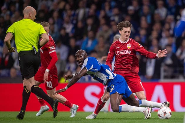March 19, 2026, Porto, Porto, Portugal: PORTO, PORTUGAL - MARCH 18: ANGELO STILLER of VfB Stuttgart is seen on action during the UEFA Europa League 2025 26 Round of 16 second leg between FC Porto and VfB Stuttgart at Estadio do Dragao on March 19, 2026 in Porto, Portugal FC Porto X VfB Stuttgart - UEFA Europa League  - ZUMAl192 20260319_zsp_l192_023 Copyright: xMiguelxLemosx