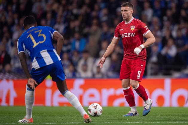 March 19, 2026, Porto, Porto, Portugal: PORTO, PORTUGAL - MARCH 18: ERMEDIN DEMIROVIC of VfB Stuttgart is seen on action during the UEFA Europa League 2025 26 Round of 16 second leg between FC Porto and VfB Stuttgart at Estadio do Dragao on March 19, 2026 in Porto, Portugal FC Porto X VfB Stuttgart - UEFA Europa League  - ZUMAl192 20260319_zsp_l192_024 Copyright: xMiguelxLemosx