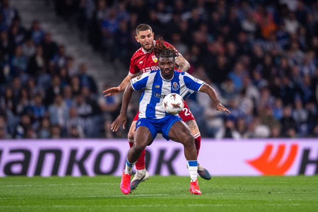 March 19, 2026, Porto, Porto, Portugal: PORTO, PORTUGAL - MARCH 18: TEREM MOFFI from FC Porto is seen on action during the UEFA Europa League 2025 26 Round of 16 second leg between FC Porto and VfB Stuttgart at Estadio do Dragao on March 19, 2026 in Porto, Portugal FC Porto X VfB Stuttgart - UEFA Europa League  - ZUMAl192 20260319_zsp_l192_026 Copyright: xMiguelxLemosx