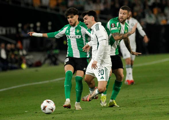 SEVILLA 19 03 202 ESTADIO DE LA CARTUJA PARTIDO DE VUELTA DE DIECISEISAVOS DE FINAL DE LA UEFA EUROPA LEAGUE REAL BETIS-PANATHINAIKOS.archsev ABDE Y PELLISTRI FOTO MANUEL GOMEZ Copyright: xMANUxGOMEZx