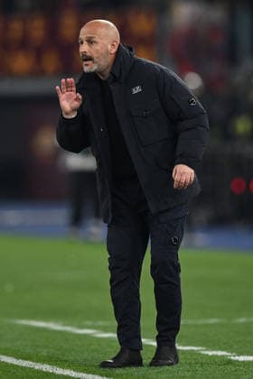 As Roma 19 03 2026 - Europa League Roma-Bologna foto Antonello Sammarco Image nella foto: Vincenzo Italiano 