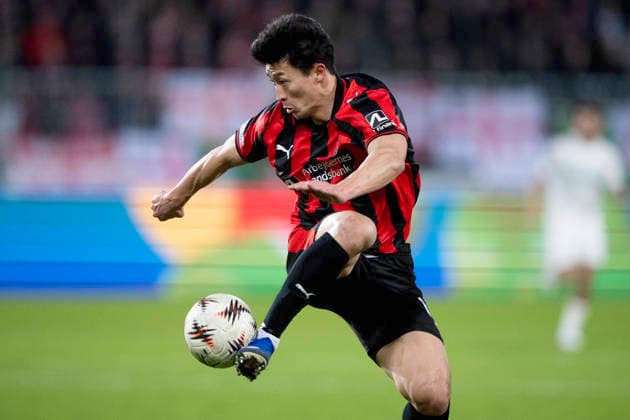 Europa League: FC Midtjylland - Nottingham Forest FC Midtjylland s Cho Gue-Sung in action during the match between FC Midtjylland and Nottingham Forest in the Europa League 2nd leg at MCH Arena in Herning on Thursday, March 19, 2026. (Photo: Bo Amstrup Ritzau Scanpix) , Herning Denmark Mors Copyright: BoxAmrstrupx xRitzauxScanpix BoxAmstrupx spdk20260319-223423-L