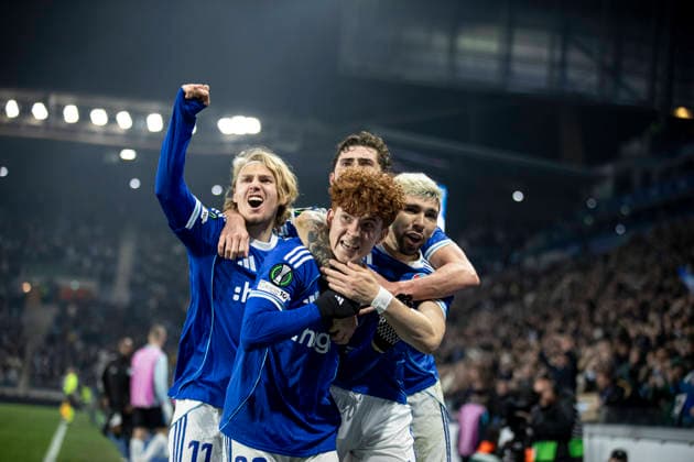 FOOTBALL : UEFA Conference League Racing Strasbourg vs HNK Rijeka - Stade de la Meinau - 19 03 26 Joie des joueurs de l equipe de Racing Strasbourg apres le but deValentin Barco 32 (RCS)  Copyright: xElyxandroxCEGARRAx