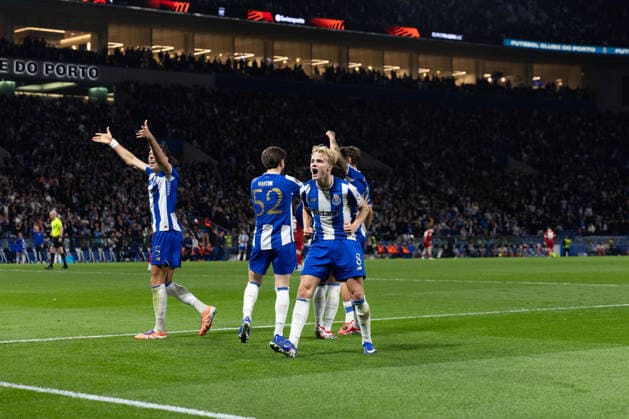 March 19, 2026, Porto, Porto, Portugal: Porto, Portugal - March 19, 2026 - Victor Froholdt of Fc Porto celebrates goal during the UEFA Europa League match between Fc Porto and VfB Stuttgart at Estadio Dragao Porto Portugal - ZUMAe141 20260319_zsp_e141_086 Copyright: xLuisxEirasx