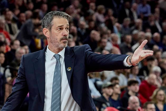 Turkish Airlines EuroLeague Basketball, FC Bayern Munich Basketball vs Dubai Basketball, München FC Bayern Basketball, Munich FC Bayern Basketball, Dubai Basketball, 2026-03-19 in München (SAP Garden) GOLEMAC Jurica (Dubai Basketball Head Coach DUBHC) sportworld München SAP Garden Bayern Deutschland