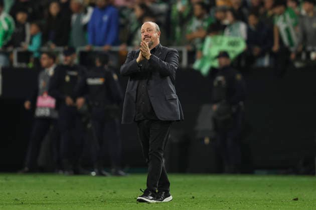 ESP: Real Betis v Panathinaikos FC. UEFA Europa League. Round of 16, second Leg. Panathinaikos FC manager Rafa Benitez during the UEFA Europa League match, Round of 16, second leg between Real Betis and Panathinaikos FC. Olimpico de la Cartuja Stadium on March 18, 2026 in Sevilla, Spain. kpng Copyright: xAntonioxPozox xPRESSINPHOTOx AP_260319_BET_PAN_044