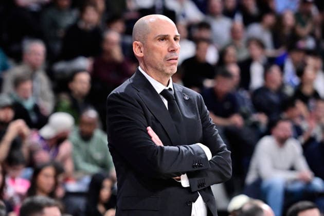 BASKET : Paris Basket vs Partizan Belgrade - Euroleague - 19 03 2026 Partizan Head Coach JOAN PENARROYA during the Euroleague match between Paris Basketball and Partizan Mozzart Bet Belgrade at Adidas Arena on March 19, 2026 in Paris, France. ( Photo by Federico Pestellini PSNewz ) - ParisFrance  Copyright: xFedericoxPestellinix