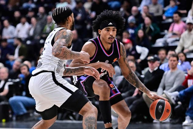 BASKET : Paris Basket vs Partizan Belgrade - Euroleague - 19 03 2026 JARED RHODEN of Paris Basket during the Euroleague match between Paris Basketball and Partizan Mozzart Bet Belgrade at Adidas Arena on March 19, 2026 in Paris, France. ( Photo by Federico Pestellini PSNewz ) - ParisFrance  Copyright: xFedericoxPestellinix