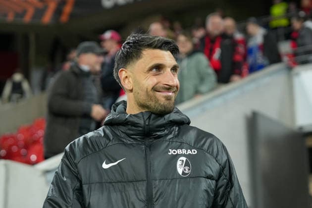 Vincenzo Grifo (SC Freiburg, 32), Portrait, Porträt , Deutschland, Fussball, UEFA Europa League, Achtelfinale, Rückspiel, 2025 2026, SC Freiburg vs. KRC Genk, 19.03.2026, Europa-Park Stadion, Freiburg, Deutschland Freiburg Europa-Park Stadion Baden-Württemberg Deutschland Copyright: xArnexAmbergx