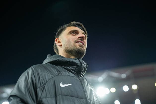 Vincenzo Grifo (SC Freiburg, 32) Portrait, Porträt , Deutschland, Fussball, UEFA Europa League, Achtelfinale, Rückspiel, 2025 2026, SC Freiburg vs. KRC Genk, 19.03.2026, Europa-Park Stadion, Freiburg, Deutschland Freiburg Europa-Park Stadion Baden-Württemberg Deutschland Copyright: xArnexAmbergx