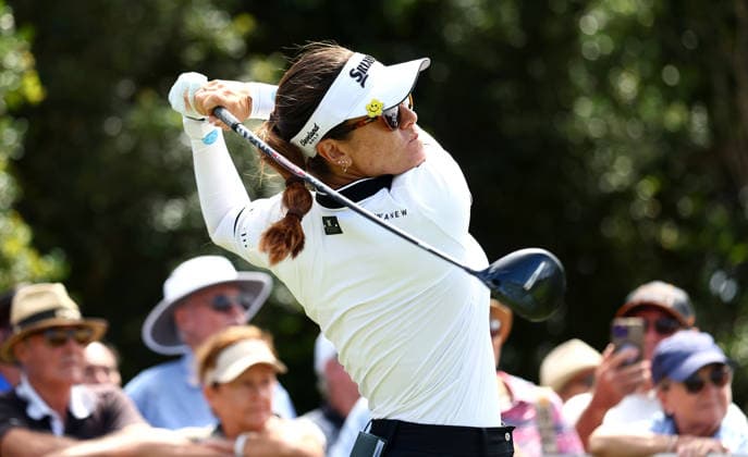 GOLF AUSTRALIAN WPGA, Australia s Hannah Green tees off on the 1st hole during the 2026 Australian WPGA Championship at Sanctuary Cove Golf and Country Club on the Gold Coast, Friday March 20, 2026. ( NO ARCHIVING, EDITORIAL USE ONLY GOLD COAST QUEENSLAND AUSTRALIA  Copyright: xx 20260320144494311233