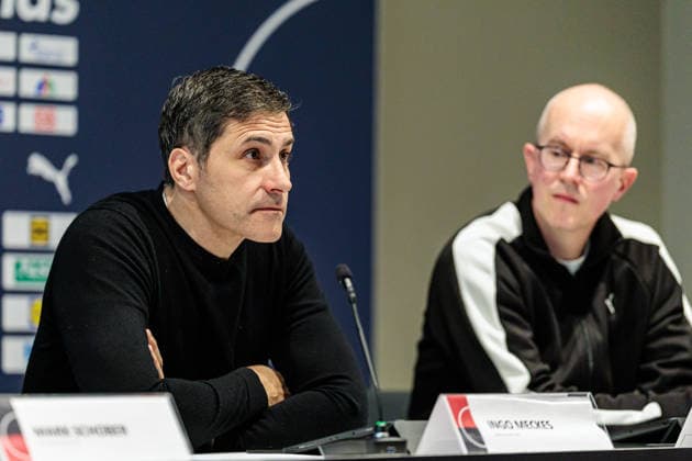Pressekonferenz nach dem Spiel, Ingo Meckes (Vorstand Deutscher Handball Bund DHB) GER, Deutschland (GER) vs. Aegypten (EGY), Handball, Laenderspiel, Spielzeit 2025 2026, 19.03.2026 GER, Deutschland (GER) vs. Aegypten (EGY), Handball, Laenderspiel, Spielzeit 2025 2026, 19.03.2026 Dortmund Copyright: xEibner-Pressefoto JanxRollingerx EP_JSK