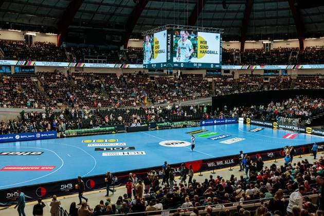 Symbolbild, Uebersicht Innenansicht Westfalenhalle Dortmund GER, Deutschland (GER) vs. Aegypten (EGY), Handball, Laenderspiel, Spielzeit 2025 2026, 19.03.2026 GER, Deutschland (GER) vs. Aegypten (EGY), Handball, Laenderspiel, Spielzeit 2025 2026, 19.03.2026 Dortmund Copyright: xEibner-Pressefoto JanxRollingerx EP_JSK