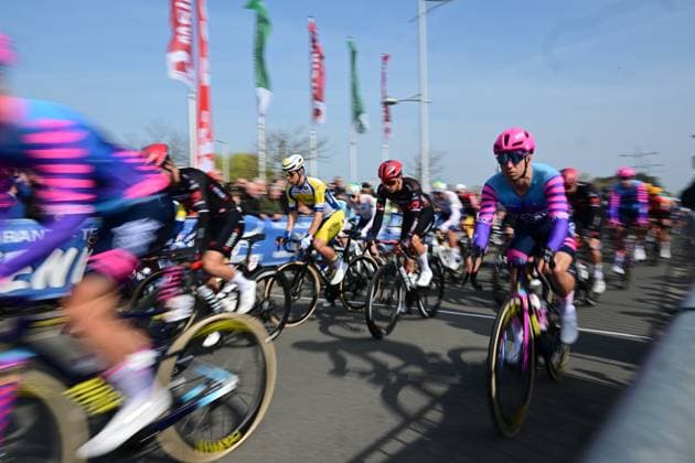 Dutch Dylan Groenewegen of Unibet Rose Rockets and pictured at the start of the Bredene Koksijde Classic one day cycling race, 203,4 km from Bredene to Koksijde, on Friday 20 March 2026. DIRKxWAEM  x168316554x