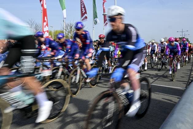 The start of the Bredene Koksijde Classic one day cycling race, 203,4 km from Bredene to Koksijde, on Friday 20 March 2026. DIRKxWAEM  x168334377x
