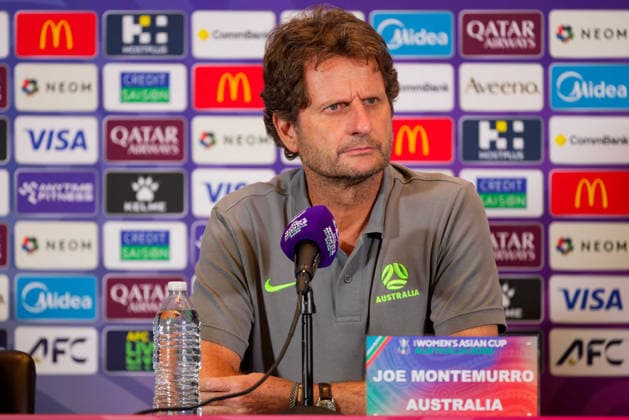 AFC Women s Asian Cup 2026 Australia - Finals Pre-match press conference, PK, Pressekonferenz Australia Coach, Joseph Montemurro of Australia attends the pre-match finals press conference before the AFC Women s Asian Cup Australia 2026 Finals match between Japan and Australia at Stadium Australia on Mar 20, 2026 in Sydney, Australia, Credit:IOIO IMAGES Avalon Australia, New South Wales, Sydney, Stadium Australia  Copyright: xIOIOxIMAGESx xAvalonx 1084695635