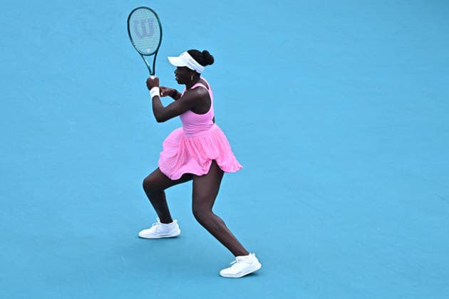 Itau Miami Open - USA Victoria Mboko (CAN) during her first round at the Itau Miami Open in Miami, FL, USA on March 19, 2026. Photo by Corinne Dubreuil ABACAPRESS.COM Miami FL United States  Copyright: xDubreuilxCorinne ABACAx