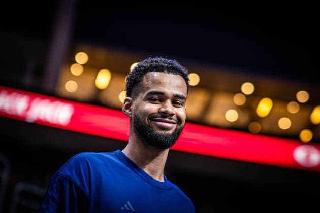 Basketball Berlin 20.03.2026 Saison 2025 2026 EasyCredit BBL 1. Bundesliga Männer, Herren Alba Berlin - Rostock Seawolves Norris Agbakoko (Alba Berlin, No.17)