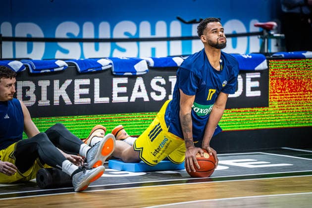 Basketball Berlin 20.03.2026 Saison 2025 2026 EasyCredit BBL 1. Bundesliga Männer, Herren Alba Berlin - Rostock Seawolves Norris Agbakoko (Alba Berlin, No.17)