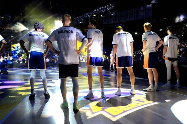 DEU, easyCredit BBL, ALBA vs. Rostock Seawolves, 20.03.2026, Uber-Arena, Berlin, DEU, easyCredit BBL, ALBA vs. Rostock Seawolves, im Bild Rostocker-Spieler