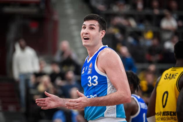 Ryan Hawkins (Frankfurt Skyliners, 33) GER, MHP Riesen Ludwigsburg vs. Skyliners Frankfurt, Basketball Bundesliga, easycredit BBL, 25. Spieltag, Spielzeit 2025 2026, 20.03.2026 GER, MHP Riesen Ludwigsburg vs. Skyliners Frankfurt, Basketball Bundesliga, easycredit BBL, 25. Spieltag, Spielzeit 2025 2026, 20.03.2026 Ludwigsburg Copyright: xSandyxDinkelackerx EP_SDR