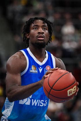 Isaiah Swope (Frankfurt Skyliners, 01) - Freiwurf GER, MHP Riesen Ludwigsburg vs. Skyliners Frankfurt, Basketball Bundesliga, easycredit BBL, 25. Spieltag, Spielzeit 2025 2026, 20.03.2026 GER, MHP Riesen Ludwigsburg vs. Skyliners Frankfurt, Basketball Bundesliga, easycredit BBL, 25. Spieltag, Spielzeit 2025 2026, 20.03.2026 Ludwigsburg Copyright: xSandyxDinkelackerx EP_SDR