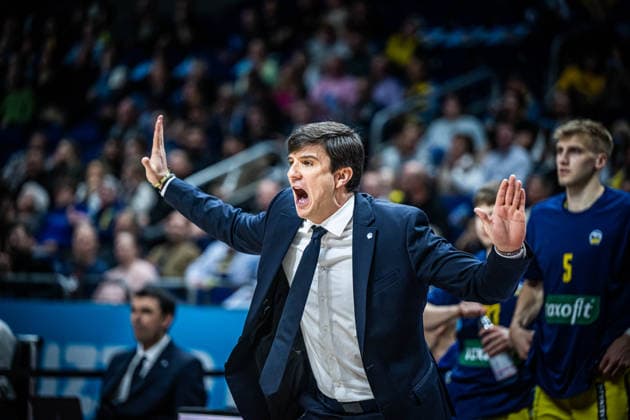Basketball Berlin 20.03.2026 Saison 2025 2026 EasyCredit BBL 1. Bundesliga Männer, Herren Alba Berlin - Rostock Seawolves Pedro Calles (Alba Berlin, Trainer)