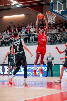 BB-2BL SBB Baskets - Tigers Tuebingen Michael Hughes II (SBB Baskets) waehrend der Saison 2025-2026 in der 2. Barmer Basketball Bundesliga Pro A am 28. Spieltag zwischen SBB Baskets und Tigers Tuebingen in der Wolfgang-Lakenmacher-Halle am 20. March 2026 in Magdeburg, Sachsen Anhalt, Deutschland