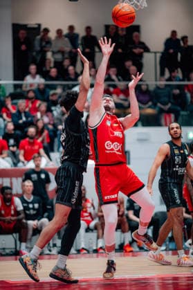 BB-2BL SBB Baskets - Tigers Tuebingen Martin Bogdanov (SBB Baskets) waehrend der Saison 2025-2026 in der 2. Barmer Basketball Bundesliga Pro A am 28. Spieltag zwischen SBB Baskets und Tigers Tuebingen in der Wolfgang-Lakenmacher-Halle am 20. March 2026 in Magdeburg, Sachsen Anhalt, Deutschland