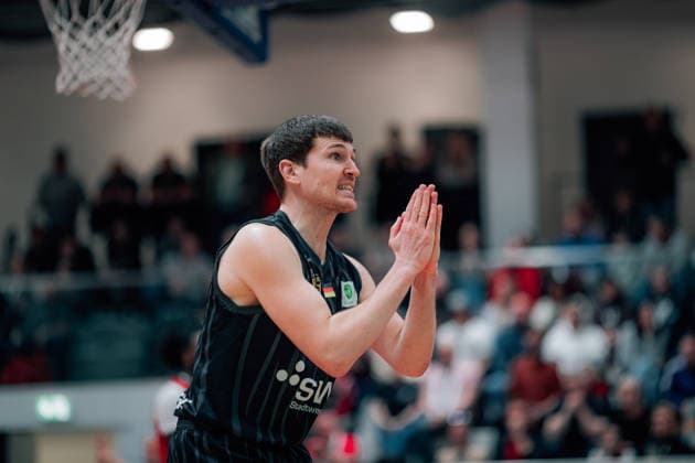 BB-2BL SBB Baskets - Tigers Tuebingen Till-Joscha Joenke (Tigers Tuebingen) waehrend der Saison 2025-2026 in der 2. Barmer Basketball Bundesliga Pro A am 28. Spieltag zwischen SBB Baskets und Tigers Tuebingen in der Wolfgang-Lakenmacher-Halle am 20. March 2026 in Magdeburg, Sachsen Anhalt, Deutschland