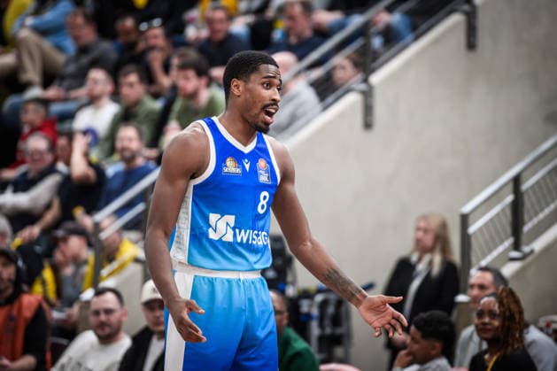 William Christmas (Frankfurt Skyliners, 08) - sichtlich unzufrieden GER, MHP Riesen Ludwigsburg vs. Skyliners Frankfurt, Basketball Bundesliga, easycredit BBL, 25. Spieltag, Spielzeit 2025 2026, 20.03.2026 GER, MHP Riesen Ludwigsburg vs. Skyliners Frankfurt, Basketball Bundesliga, easycredit BBL, 25. Spieltag, Spielzeit 2025 2026, 20.03.2026 Ludwigsburg Copyright: xSandyxDinkelackerx EP_SDR