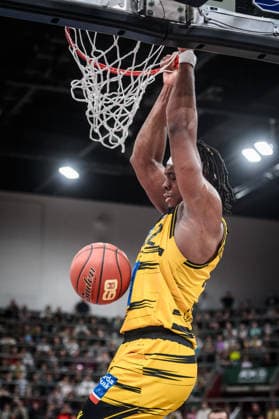 Keeshawn Kellman (MHP RIESEN Ludwigsburg, 32) GER, MHP Riesen Ludwigsburg vs. Skyliners Frankfurt, Basketball Bundesliga, easycredit BBL, 25. Spieltag, Spielzeit 2025 2026, 20.03.2026 GER, MHP Riesen Ludwigsburg vs. Skyliners Frankfurt, Basketball Bundesliga, easycredit BBL, 25. Spieltag, Spielzeit 2025 2026, 20.03.2026 Ludwigsburg Copyright: xSandyxDinkelackerx EP_SDR
