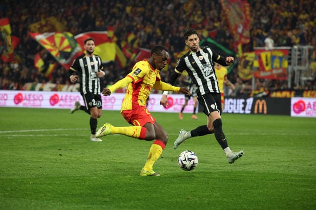 FOOTBALL : RC Lens vs Angers SCO - Ligue 1 J21 - 20 03 2026 Saud ABDULHAMID (RC Lens) lors du match RC Lens vs Angers SCO, Ligue 1 J27, stade Bollaert-Delelis, le 20 mars 2026 - photo Laurent Sanson PsnewZ  Copyright: xLaurentxSANSONx xPsnewZx