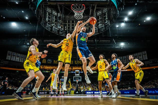 Basketball Berlin 20.03.2026 Saison 2025 2026 EasyCredit BBL 1. Bundesliga Männer, Herren Alba Berlin - Rostock Seawolves Owen Klassen (Rostock, No.29)