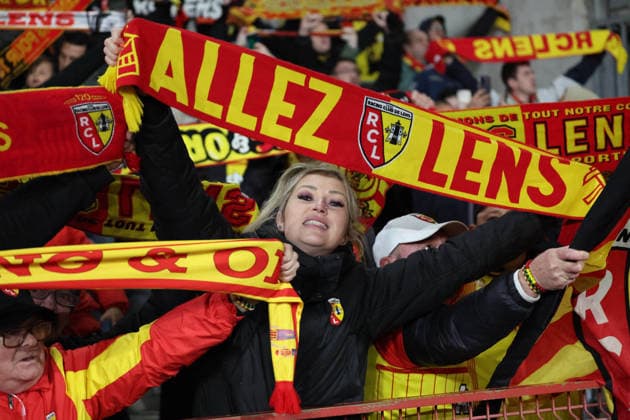 FOOTBALL : RC Lens vs Angers SCO - Ligue 1 J21 - 20 03 2026 Supporters de Lens lors du match RC Lens vs Angers SCO, Ligue 1 J27, stade Bollaert-Delelis, le 20 mars 2026 - photo Laurent Sanson PsnewZ  Copyright: xLaurentxSANSONx xPsnewZx