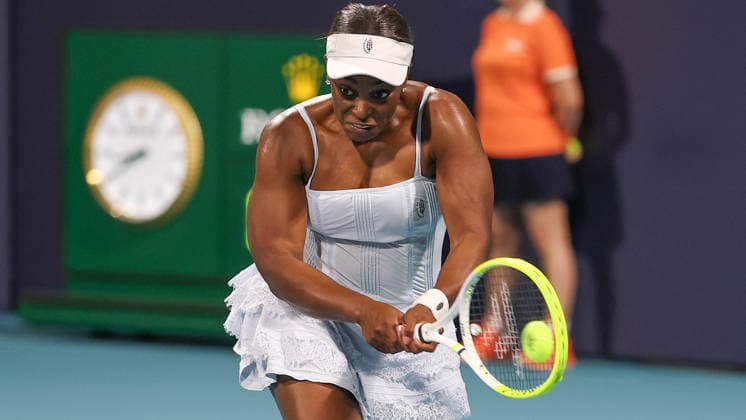 TENNIS : Miami Open at Hard Rock Stadium 2026 - 20 03 2026 Sloane Stephens - Miami 2026 - USA - 20 03 2026 Miami  Copyright: xCCx