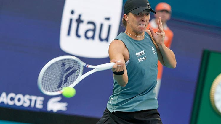 TENNIS : Miami Open at Hard Rock Stadium 2026 - 20 03 2026 Iga Swiatek - Miami 2026 - USA - 20 03 2026 Miami  Copyright: xCCx