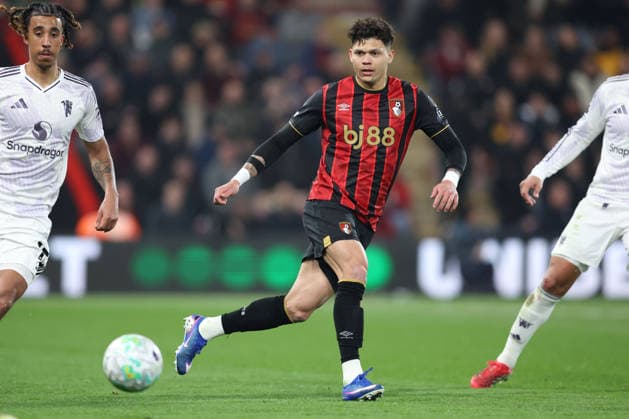 Bournemouth v Man Utd 20 March 2026, Bournemouth - Premier League Football - AFC Bournemouth v Manchester United, ManU - vanilson of Bournemouth - Photo: Charlotte Wilson Offside. Bournemouth UK Copyright: xCharlottexWilsonx xOffsidexOffside